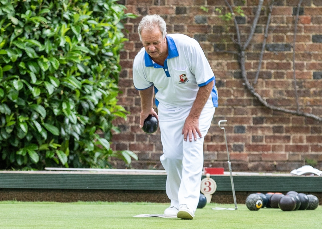 Long time lead bowler at Marlow Pat Ryan